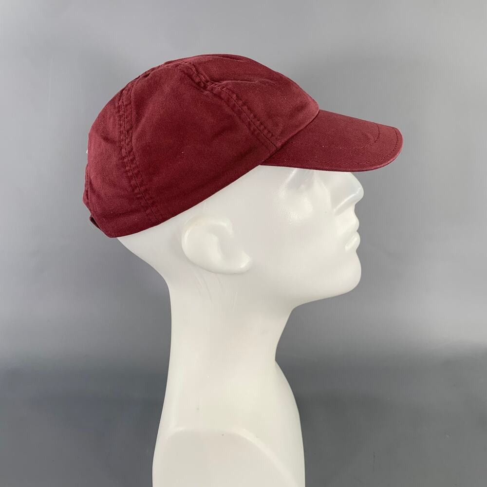 BRUNELLO CUCINELLI Size M Burgundy Cotton Hats